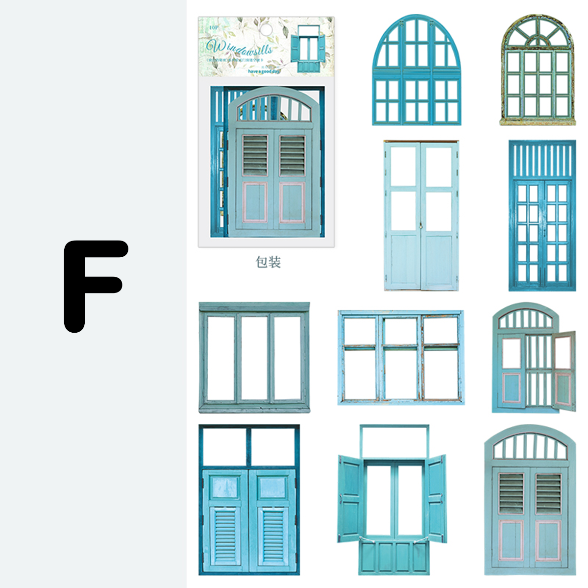 Window Sill Secrets Scrapbooking Die-Cut Stickers