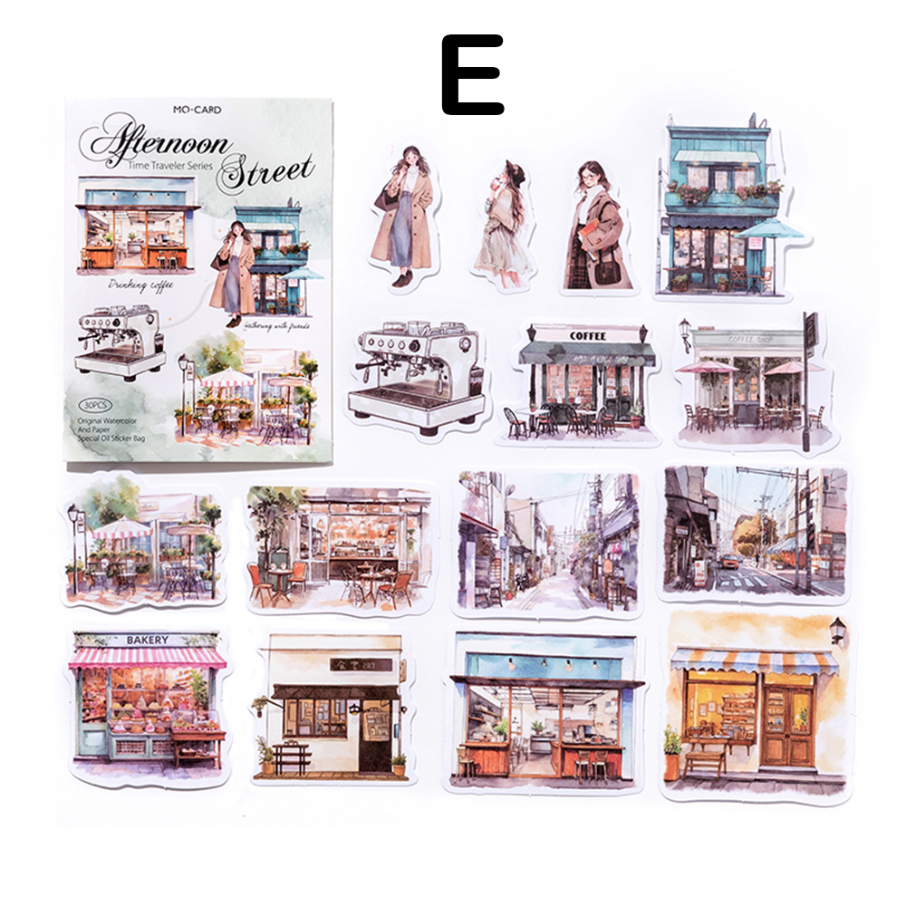 About Time Landscape Washi Stickers