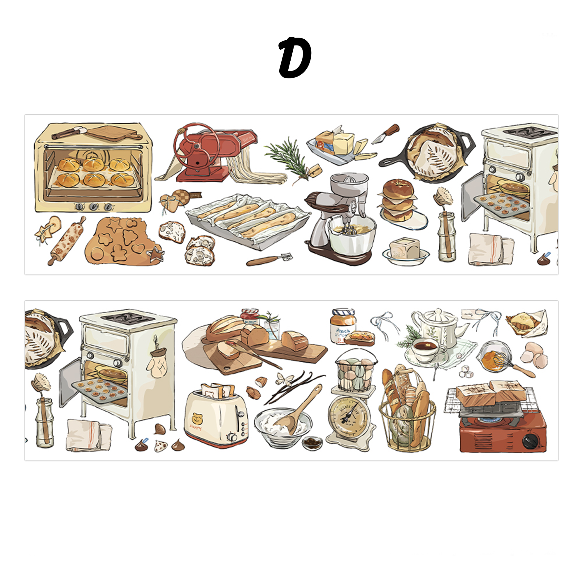 Travel Diary PET Sticker Tape