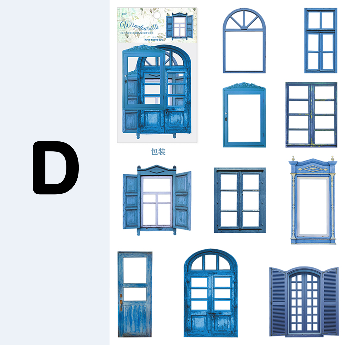 Window Sill Secrets Scrapbooking Die-Cut Stickers