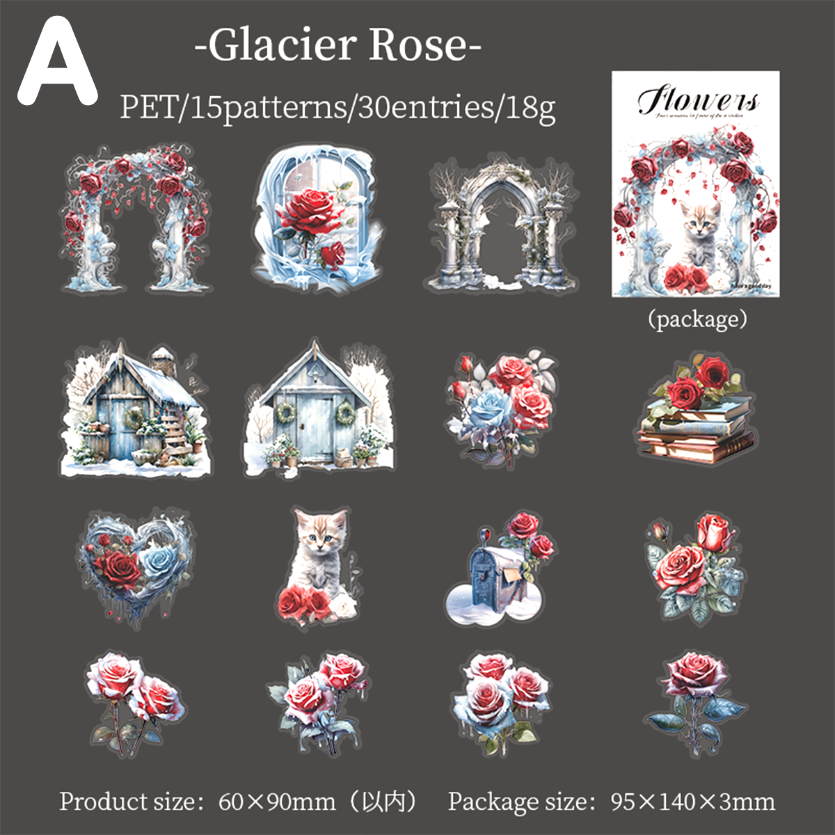 Seasons by the Window Theme Stickers