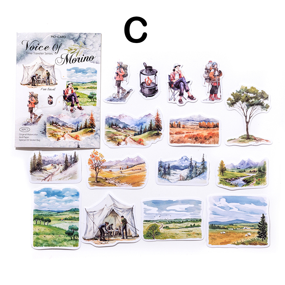 About Time Landscape Washi Stickers