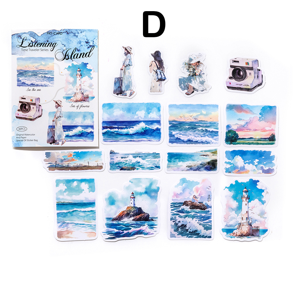 About Time Landscape Washi Stickers