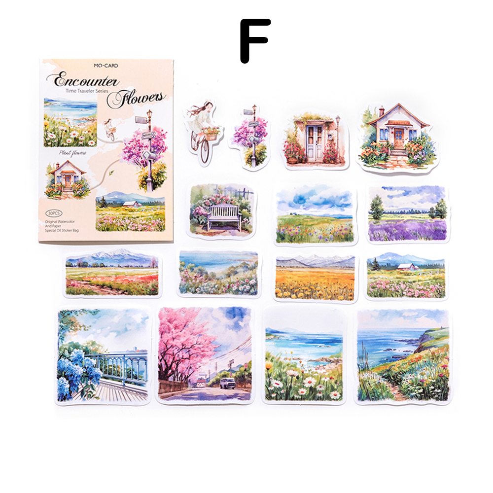 About Time Landscape Washi Stickers