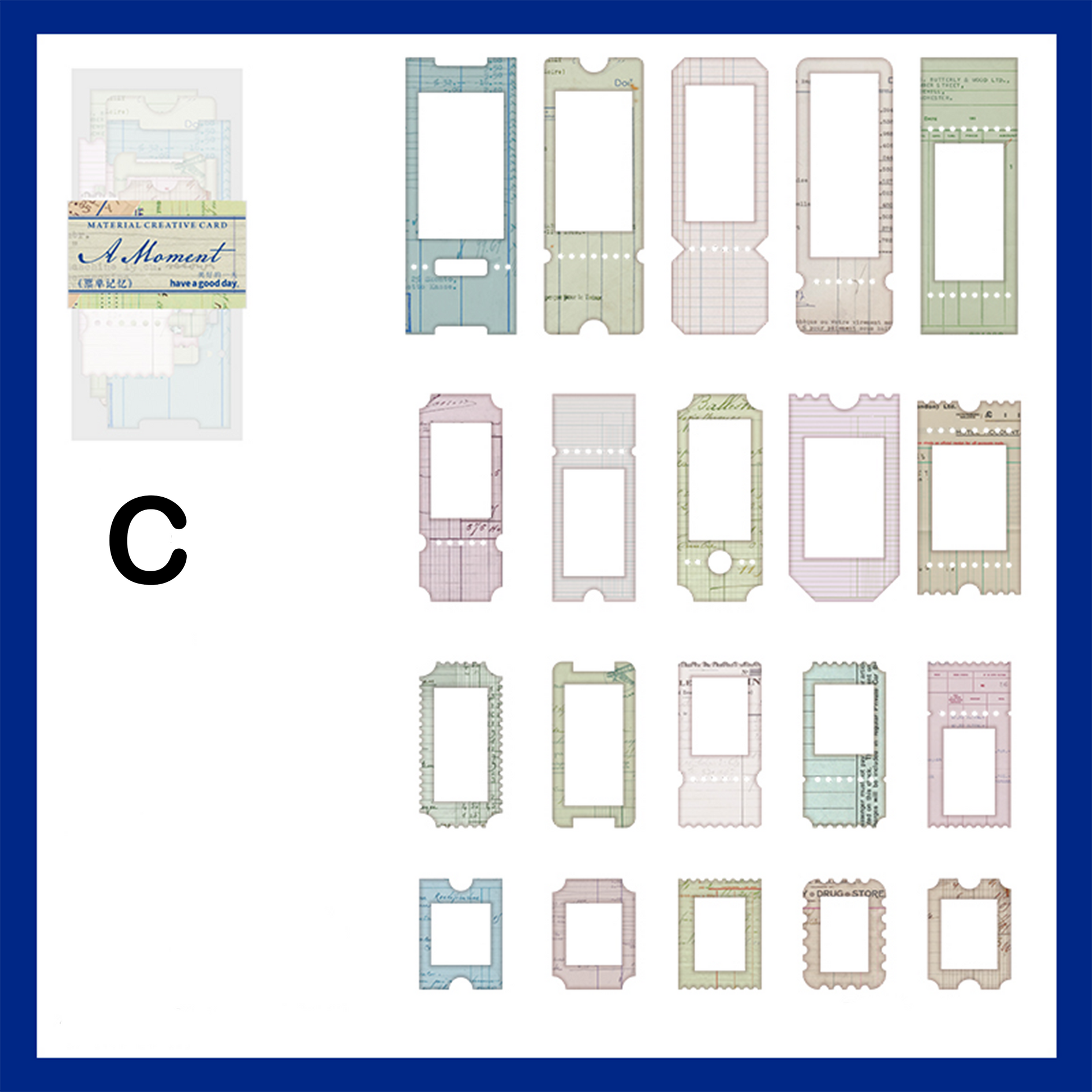 A Moment Memo Pad Die-Cut Scrapbook Journal Paper For paper crafts