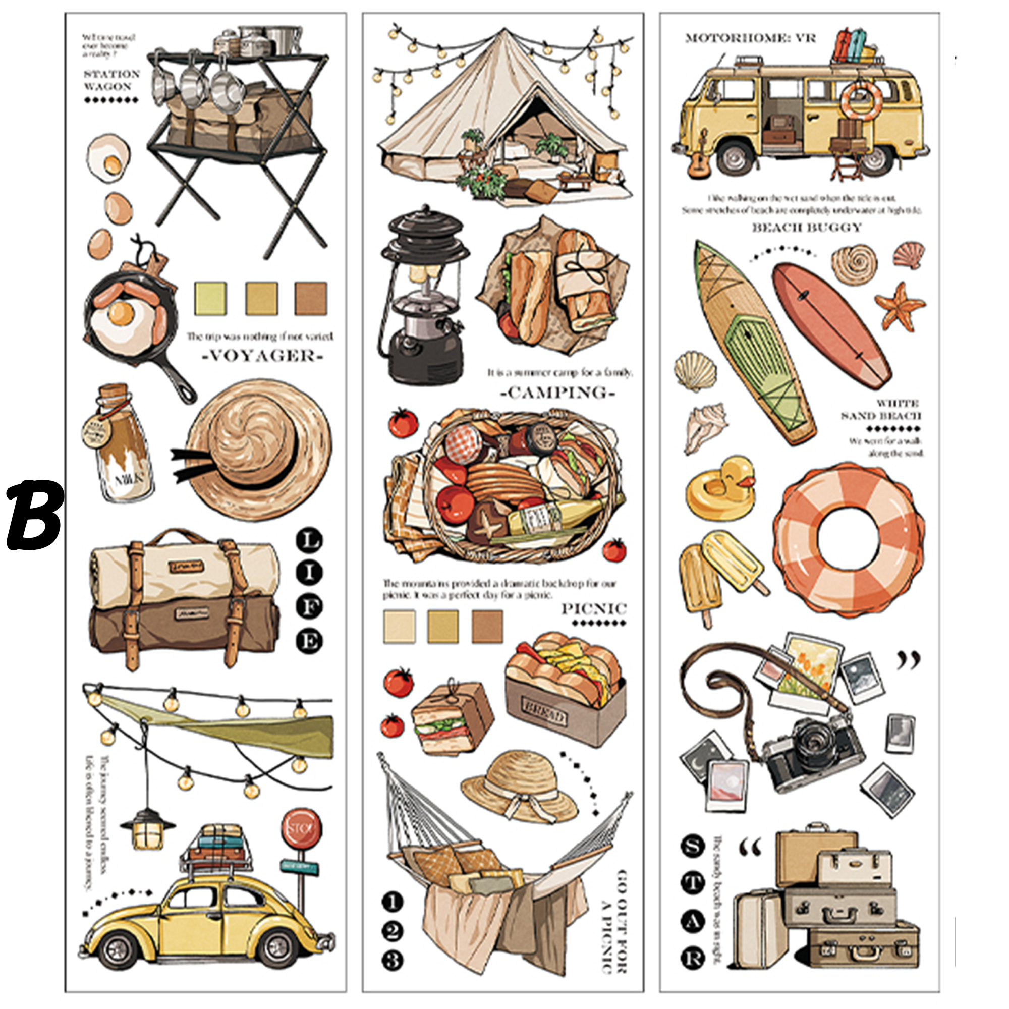 Love The World Again PET Sticker Tape