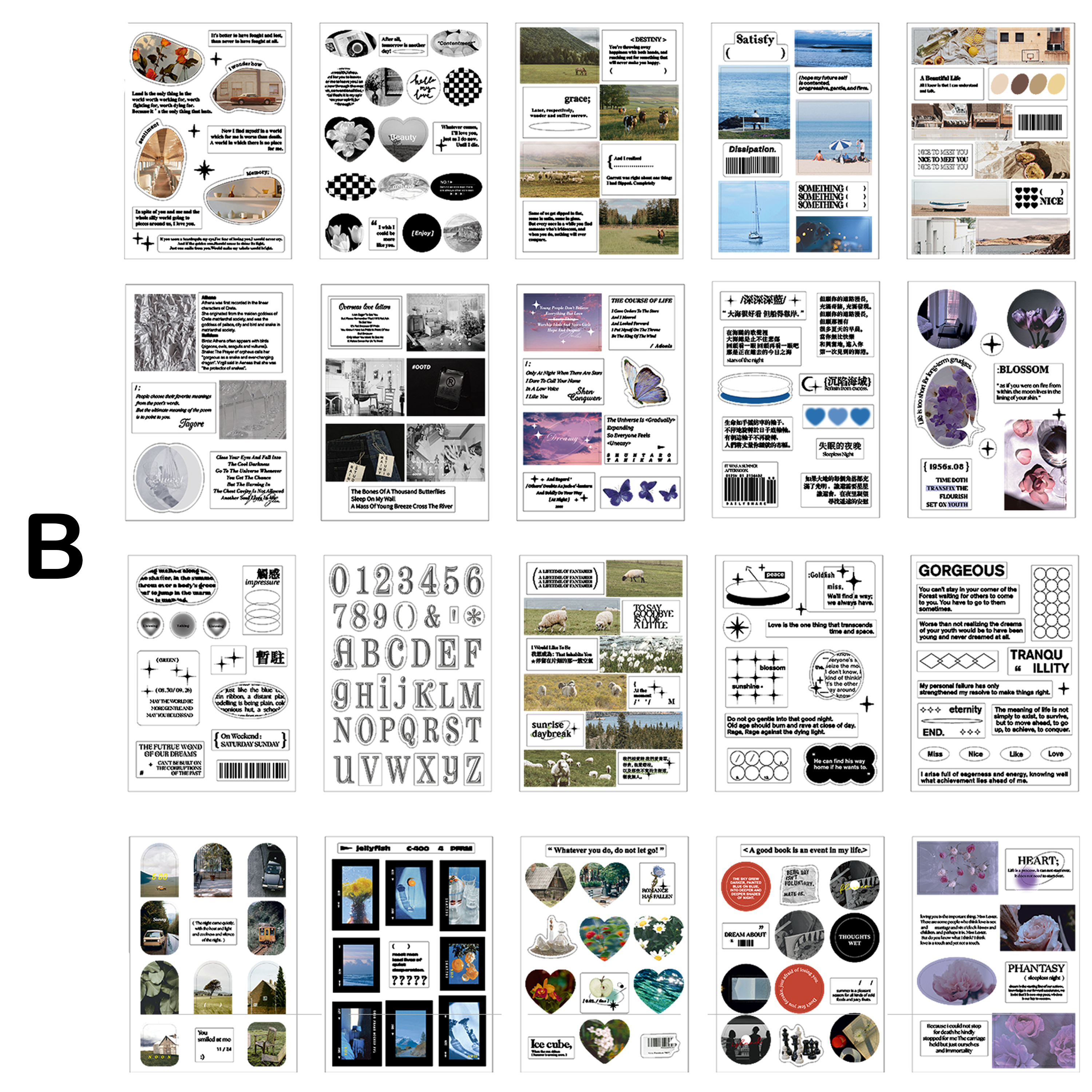 Happy Collector pre-cut PET Sticker Book