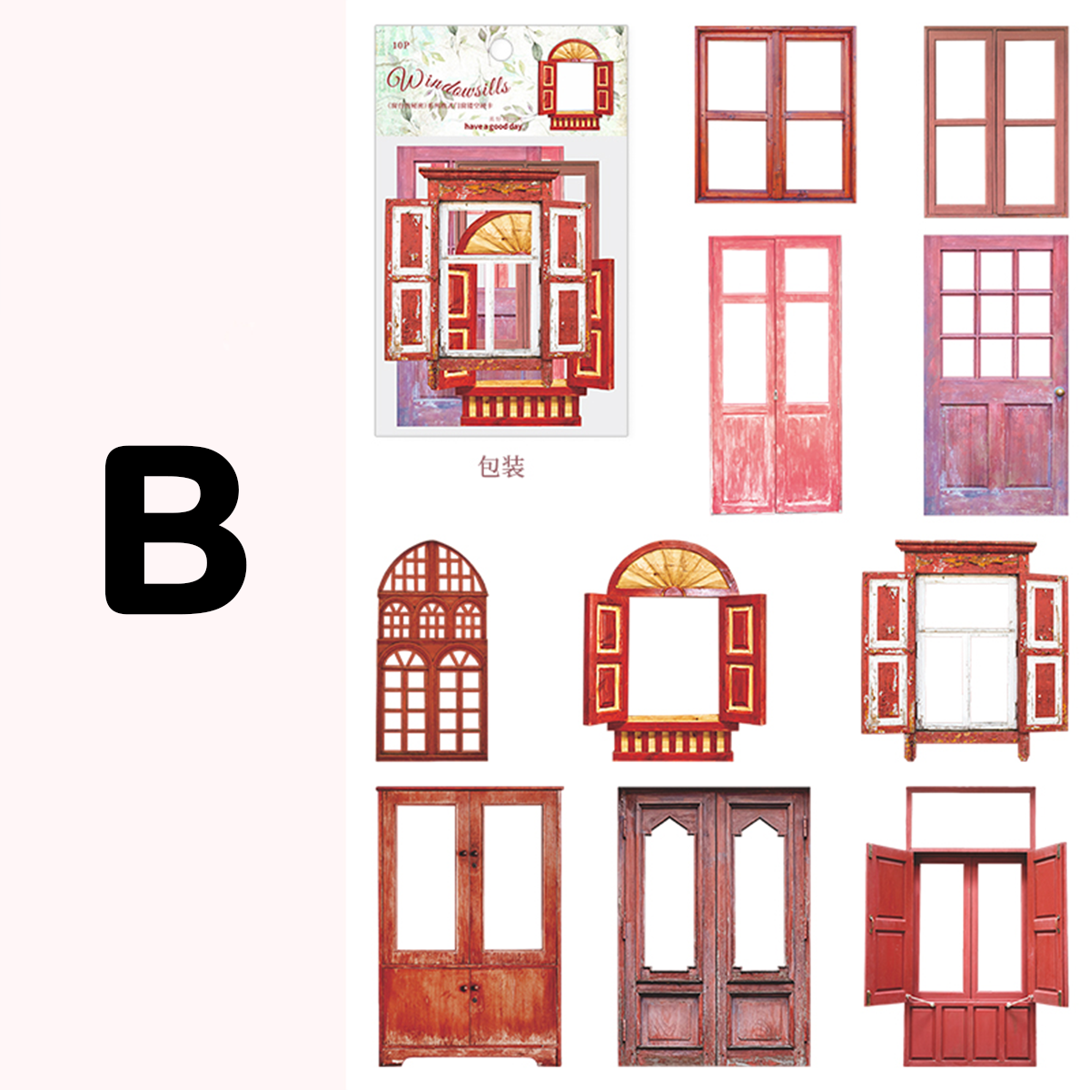 Window Sill Secrets Scrapbooking Die-Cut Stickers