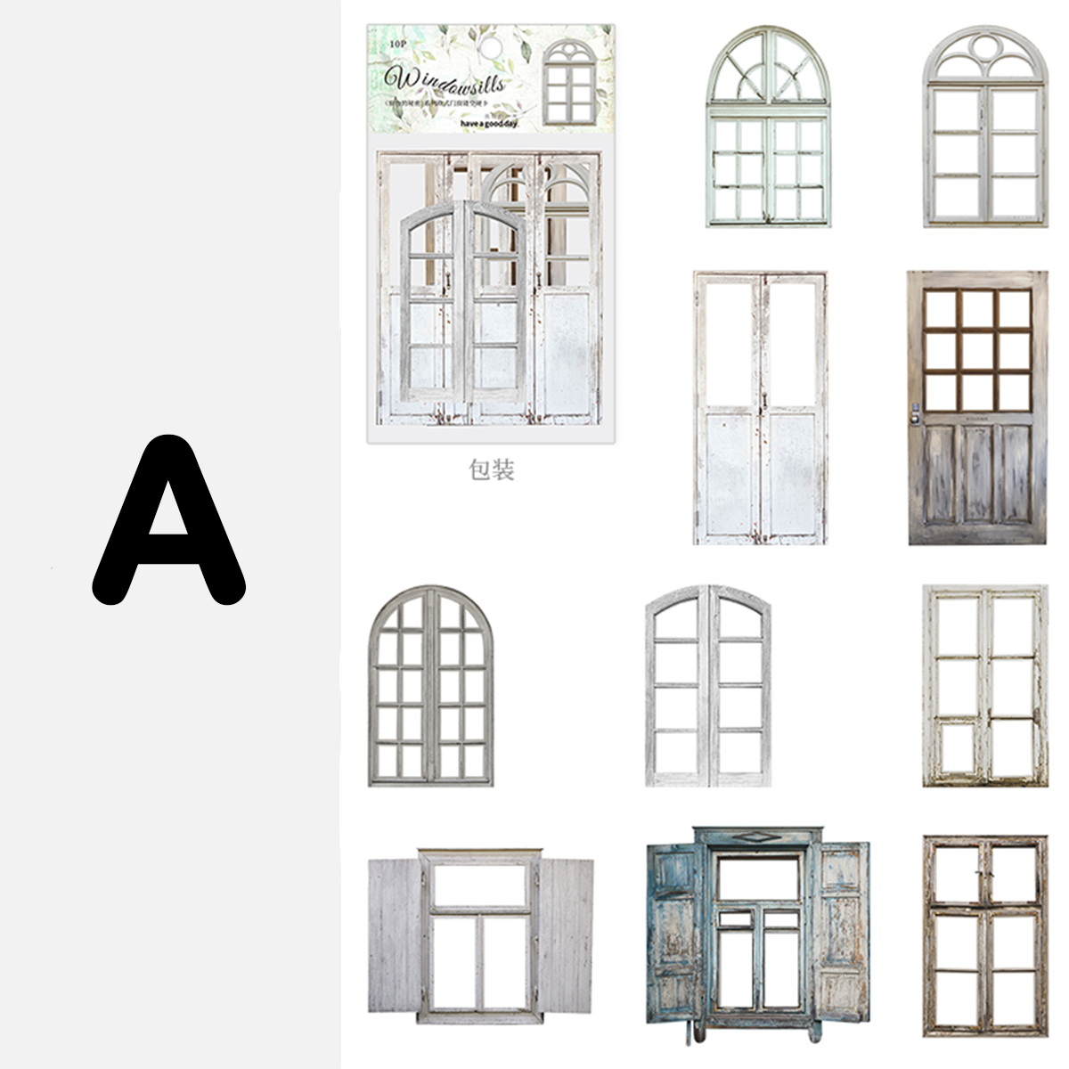 Window Sill Secrets Scrapbooking Die-Cut Stickers