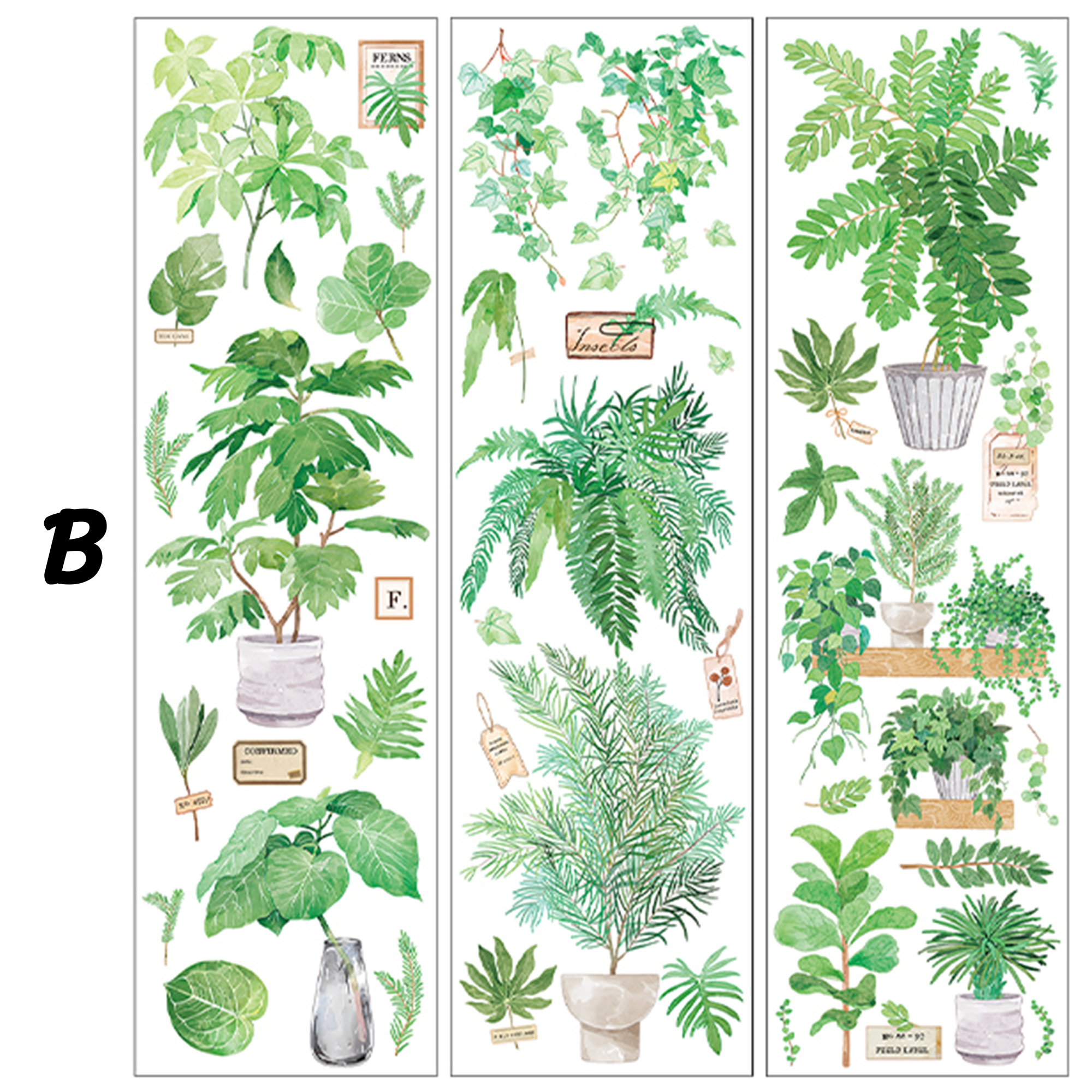 Green Field Sticker Tape