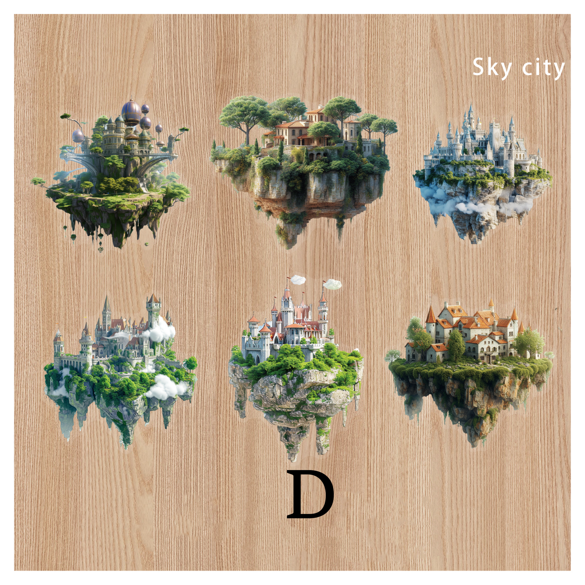 Dream Island Journal Scrapbooking PET Sticker