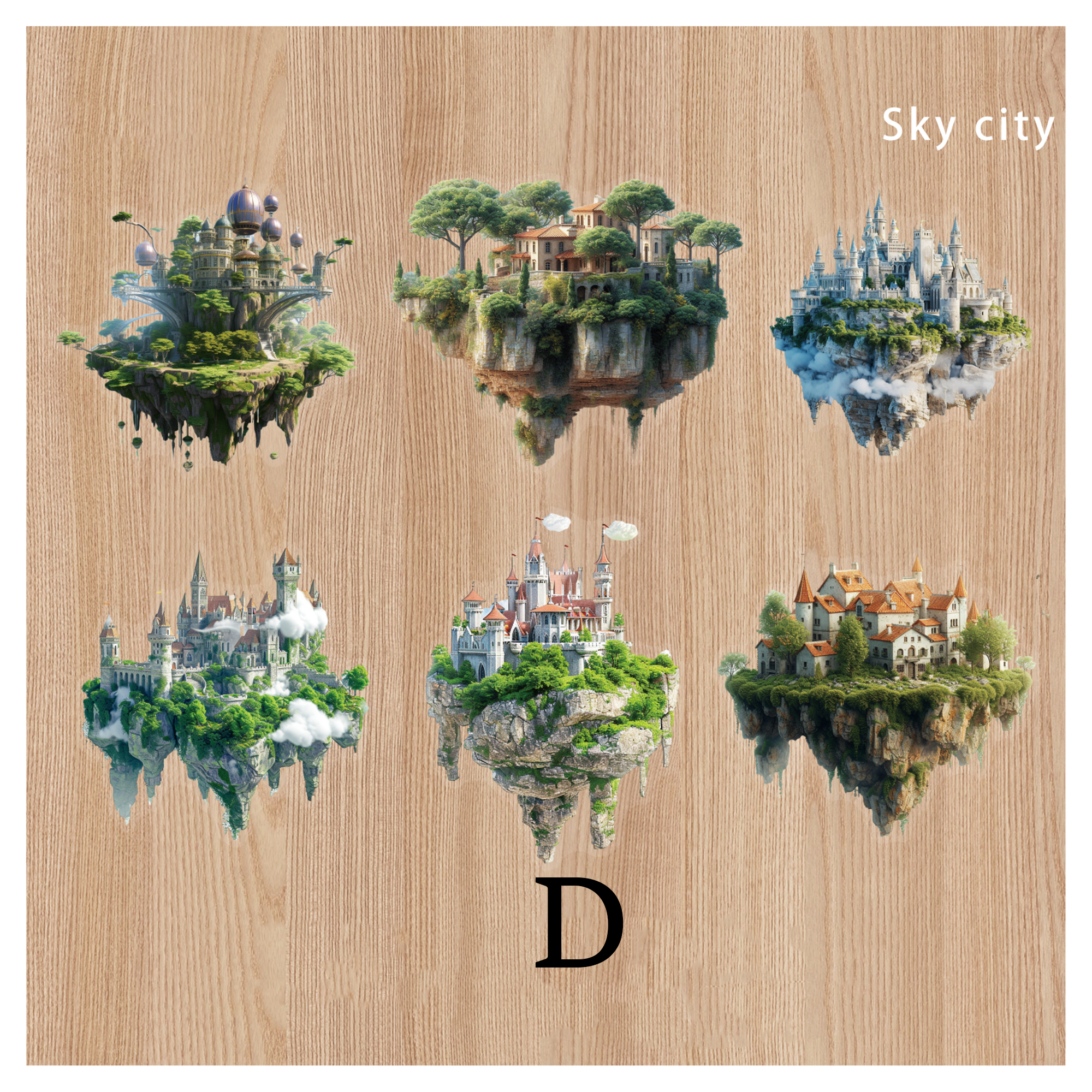 Dream Island Journal Scrapbooking PET Sticker