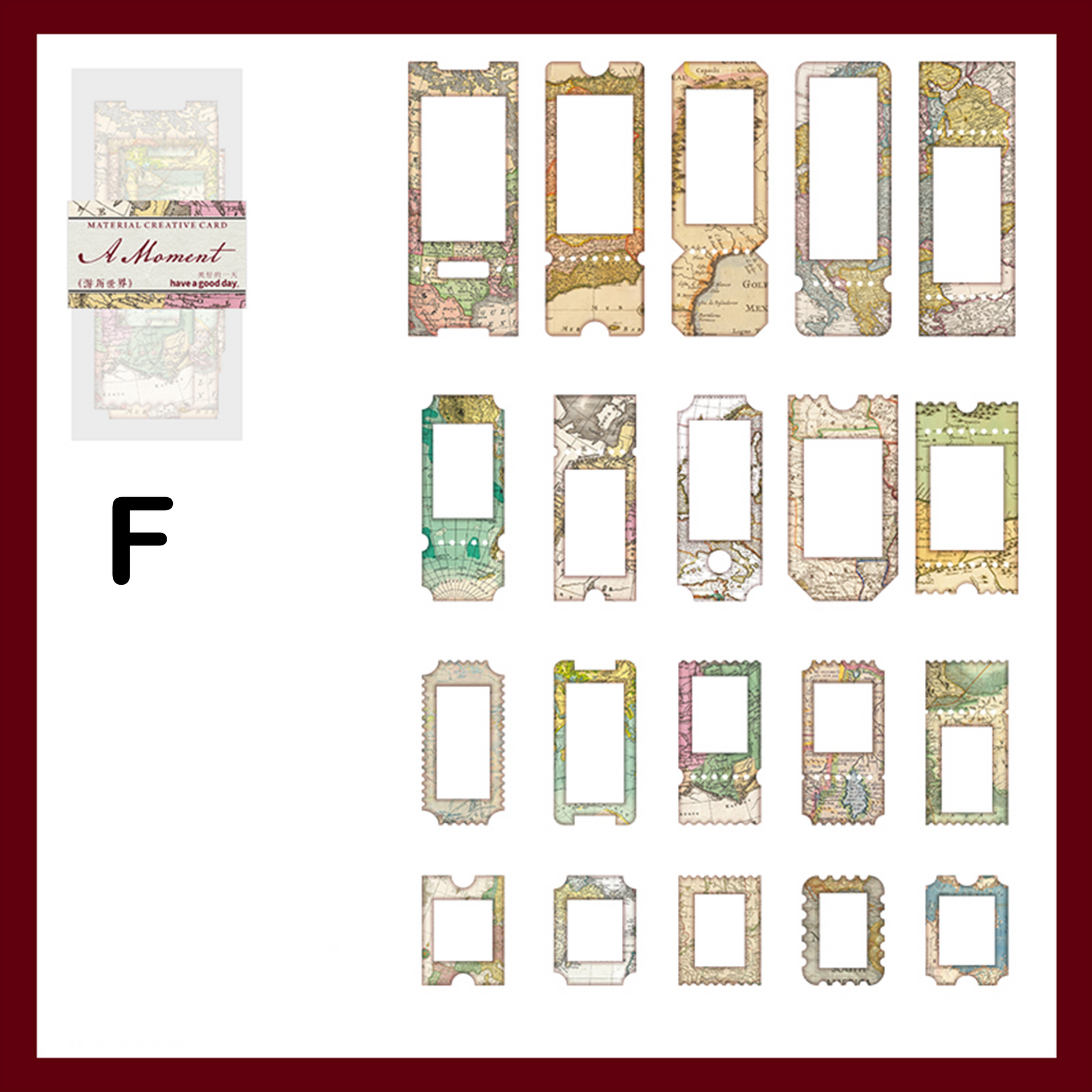 A Moment Memo Pad Die-Cut Scrapbook Journal Paper For paper crafts