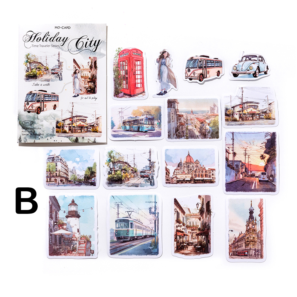 About Time Landscape Washi Stickers