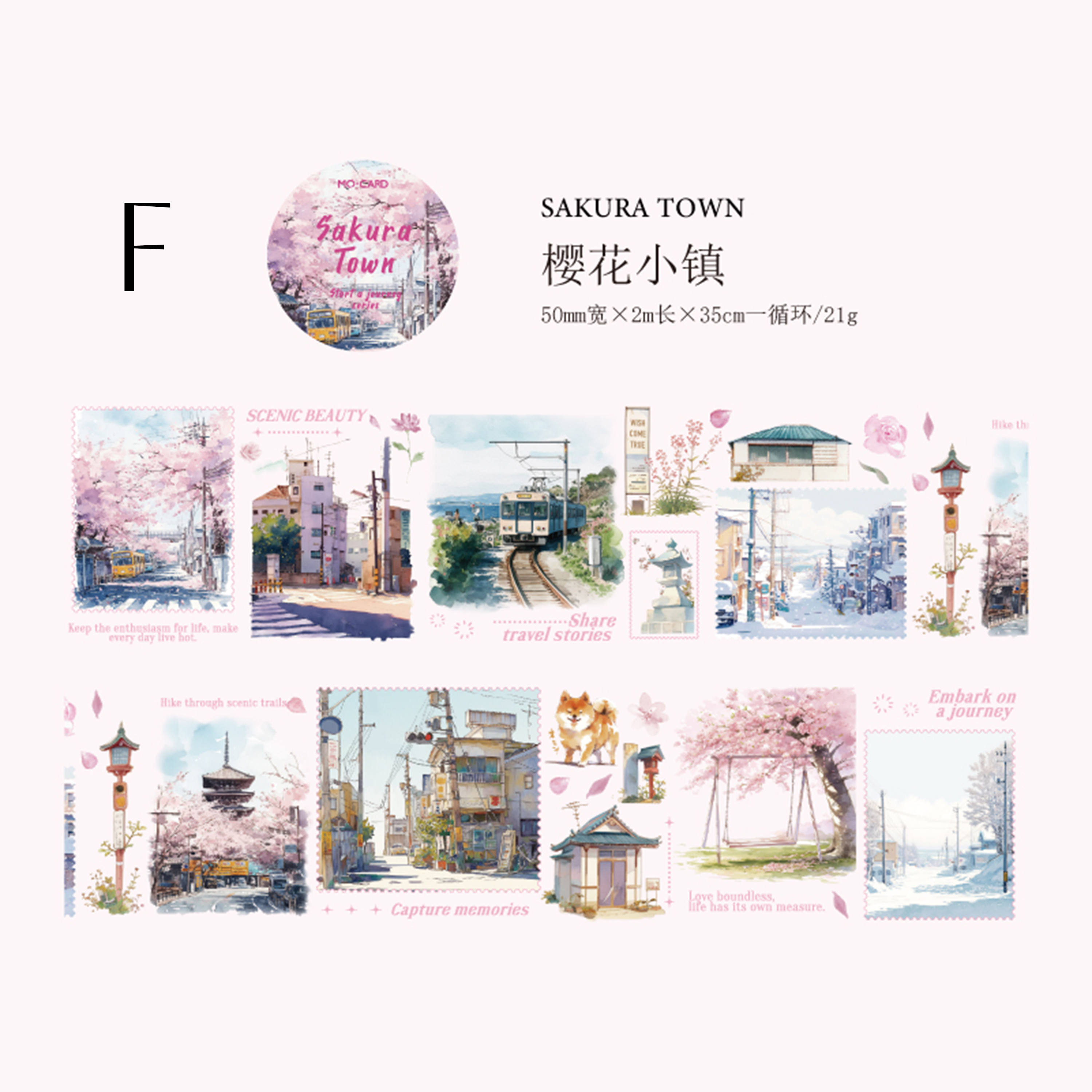 Start a Section of Travel PET Tape