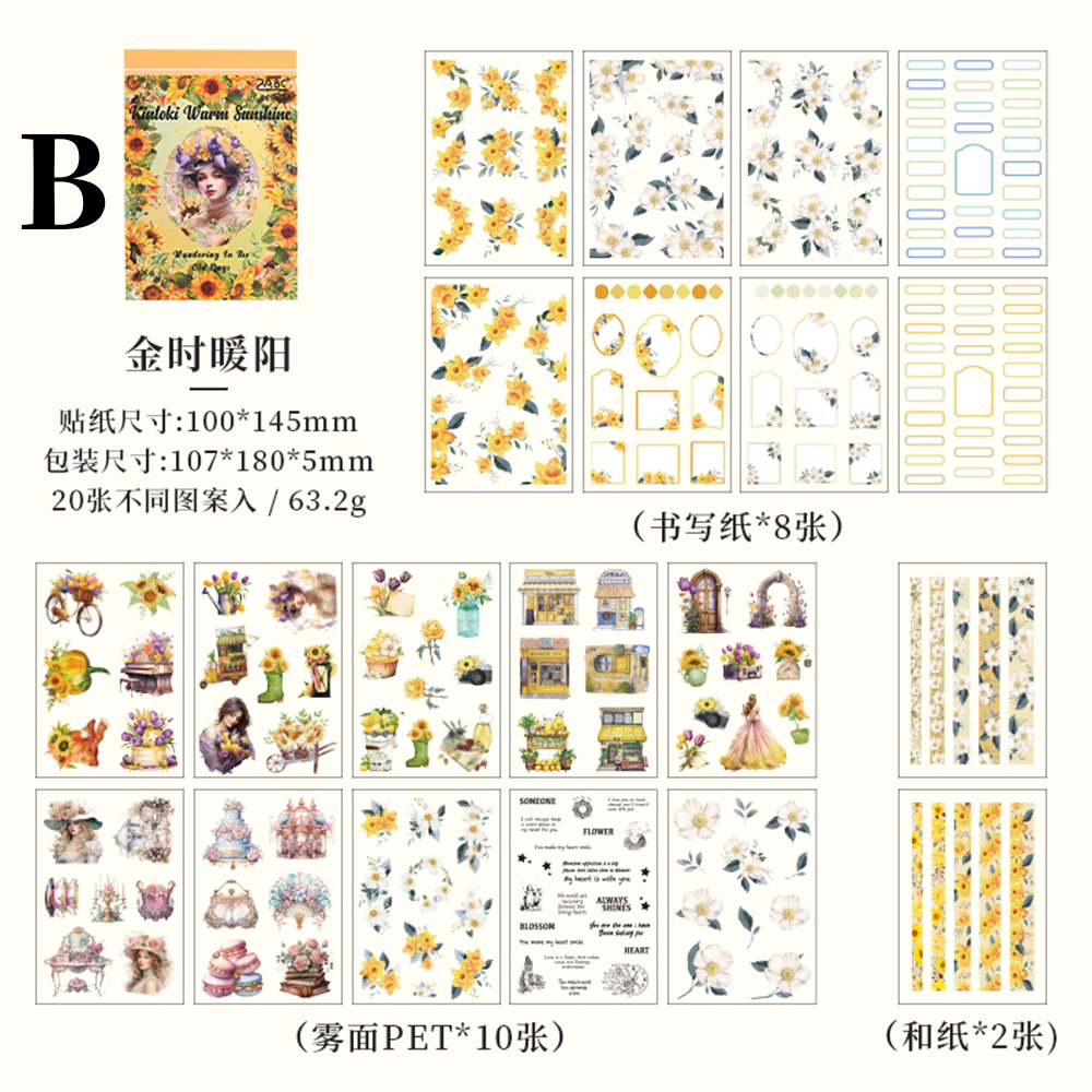 Vintage Girls Sticker Book