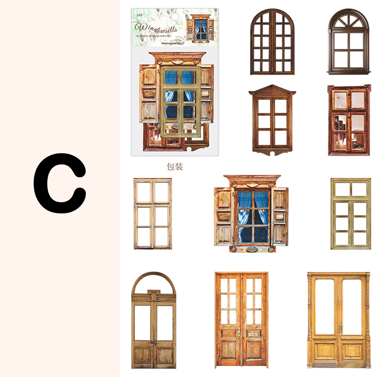 Window Sill Secrets Scrapbooking Die-Cut Stickers