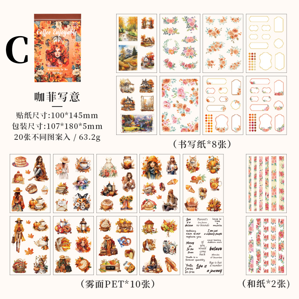 Vintage Girls Sticker Book