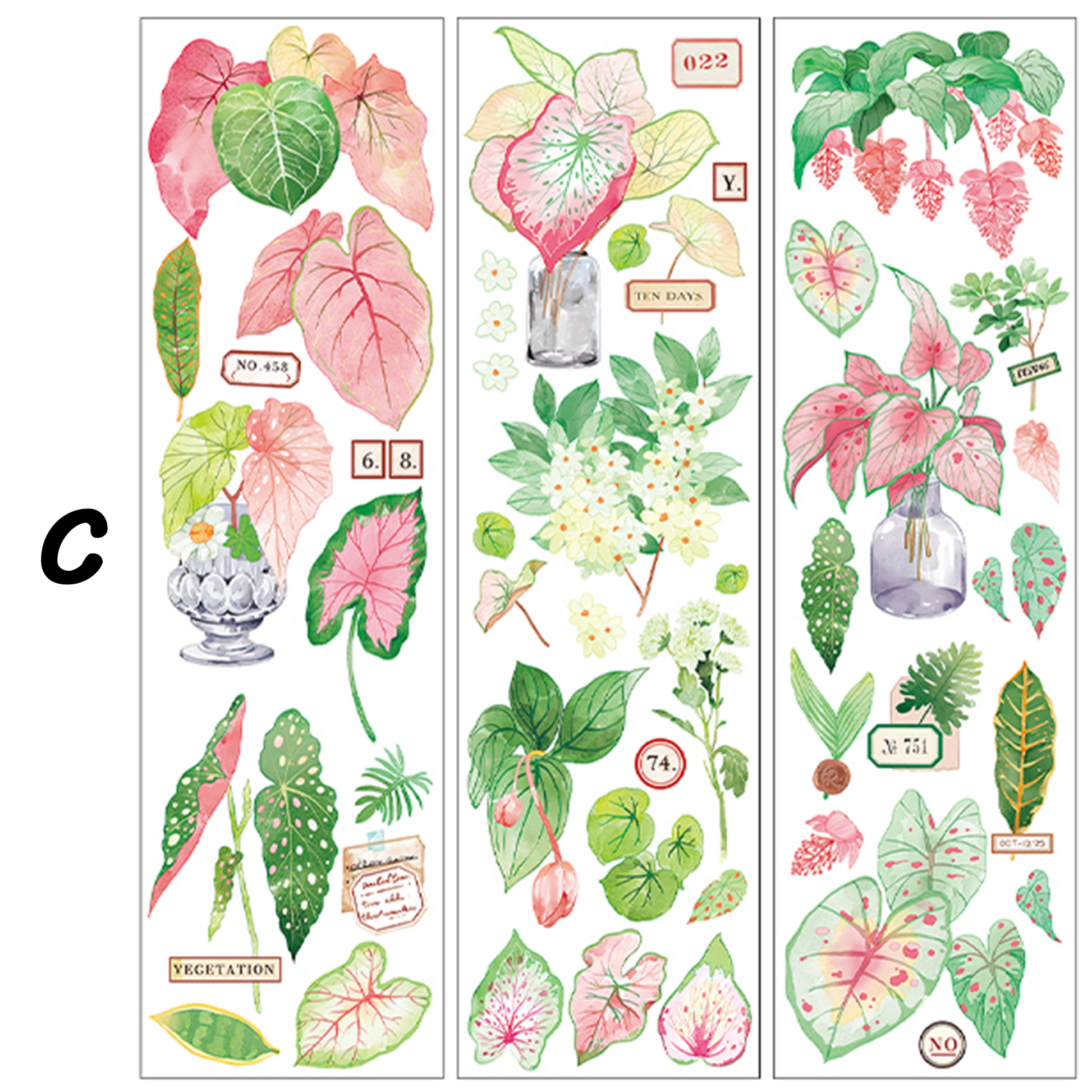 Green Field Sticker Tape