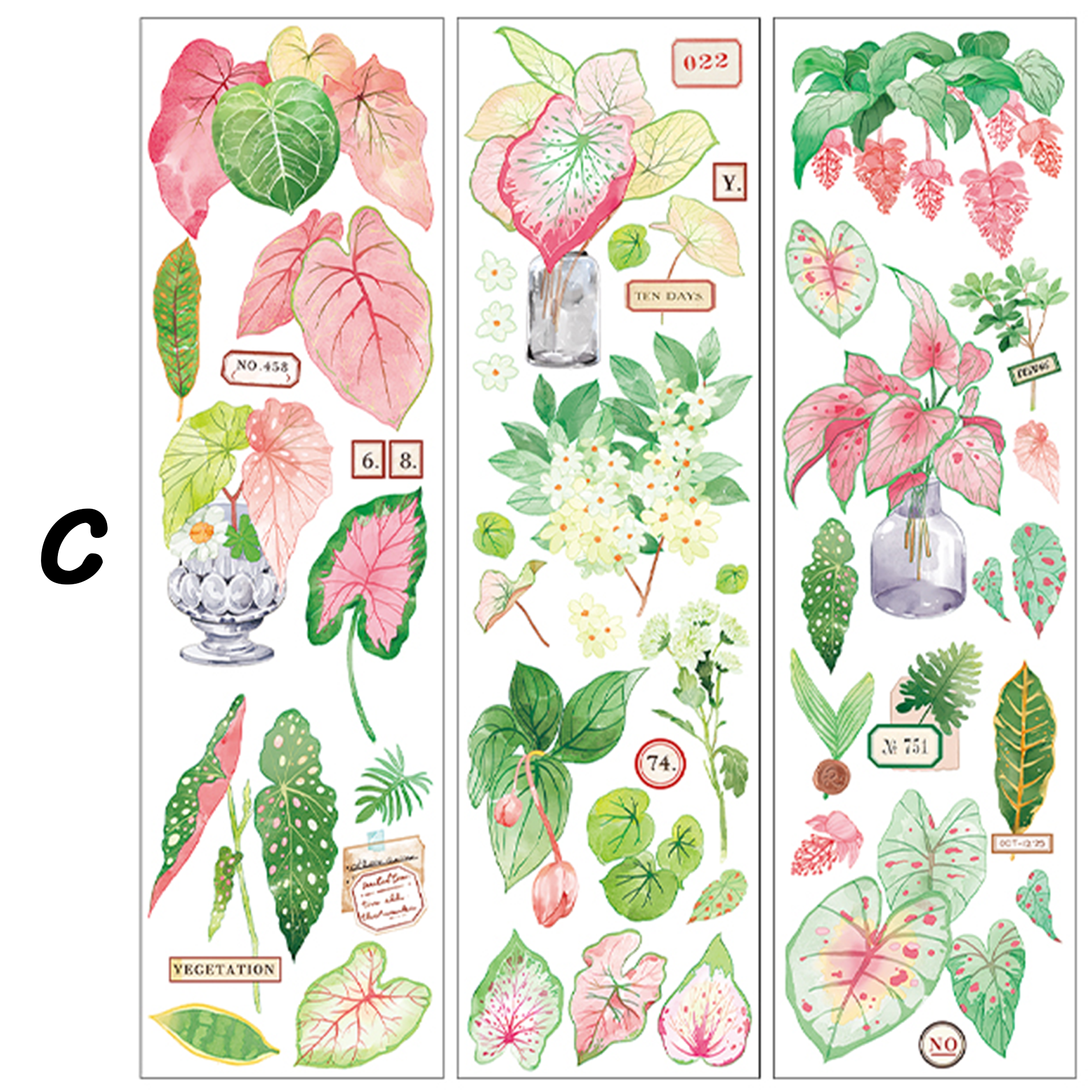 Green Field Sticker Tape