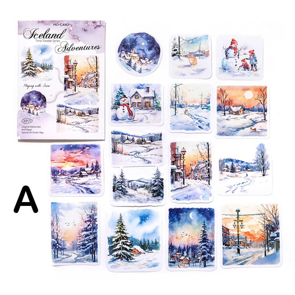 About Time Landscape Washi Stickers