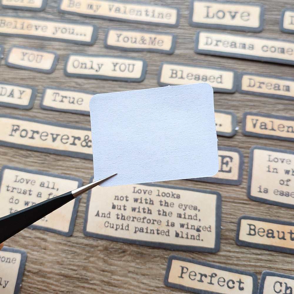 ZX About Love Phrasenaufkleber, 30 Stück