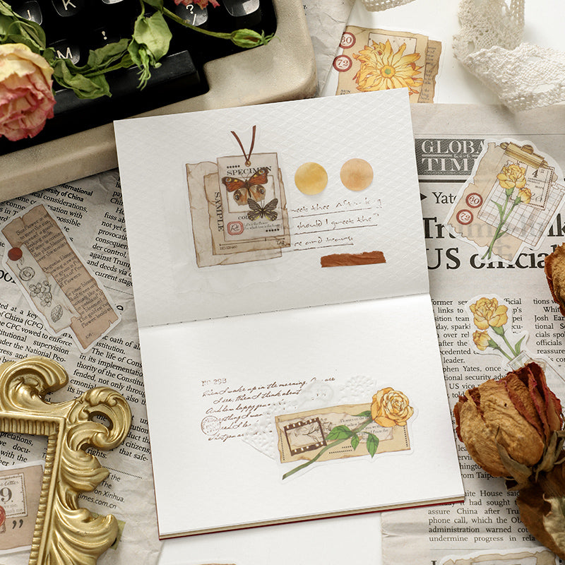 About Flowers Washi Sticker