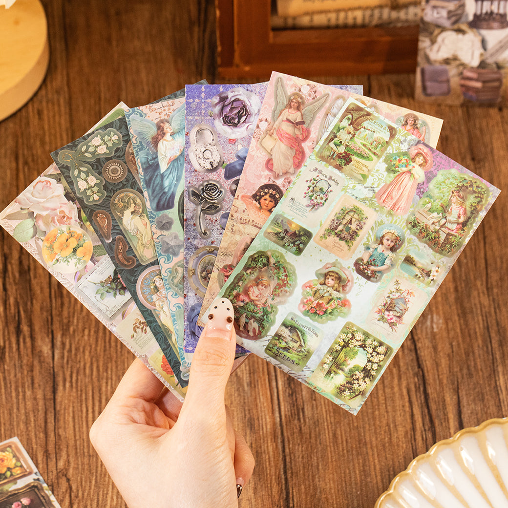 Retro Paradise Pre-cut Sticker Book