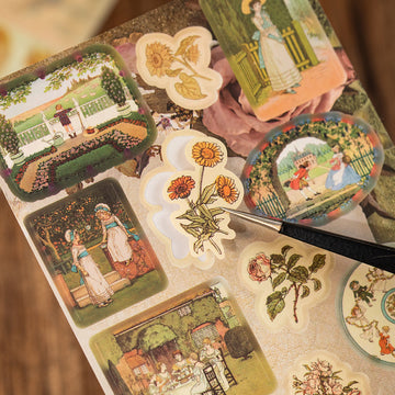 Retro Paradise Pre-cut Sticker Book