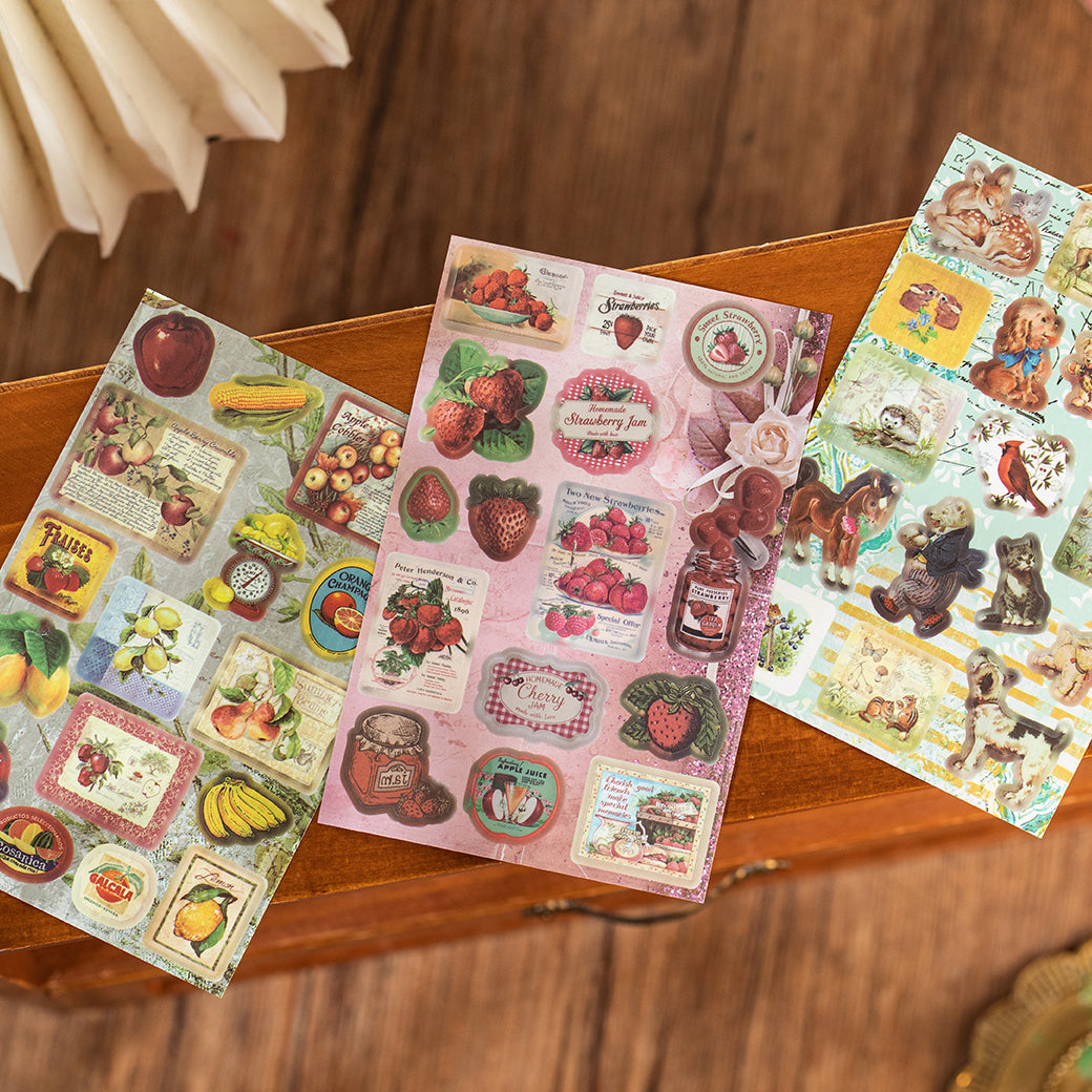 Retro Paradise Pre-cut Sticker Book