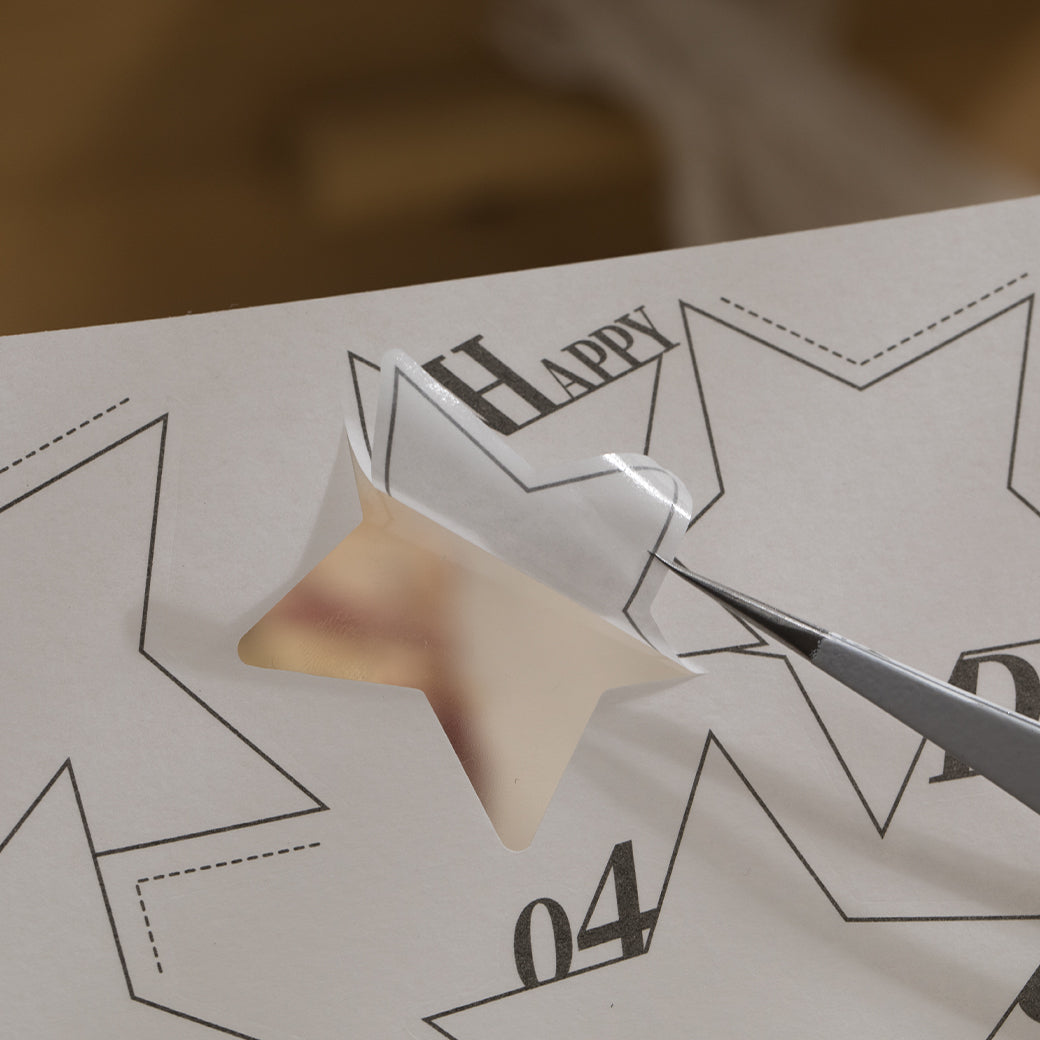 Geometric Track Border Sticker Book