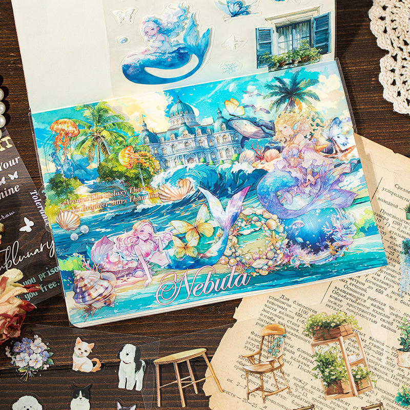 Spring Story Vintage Sticker Book