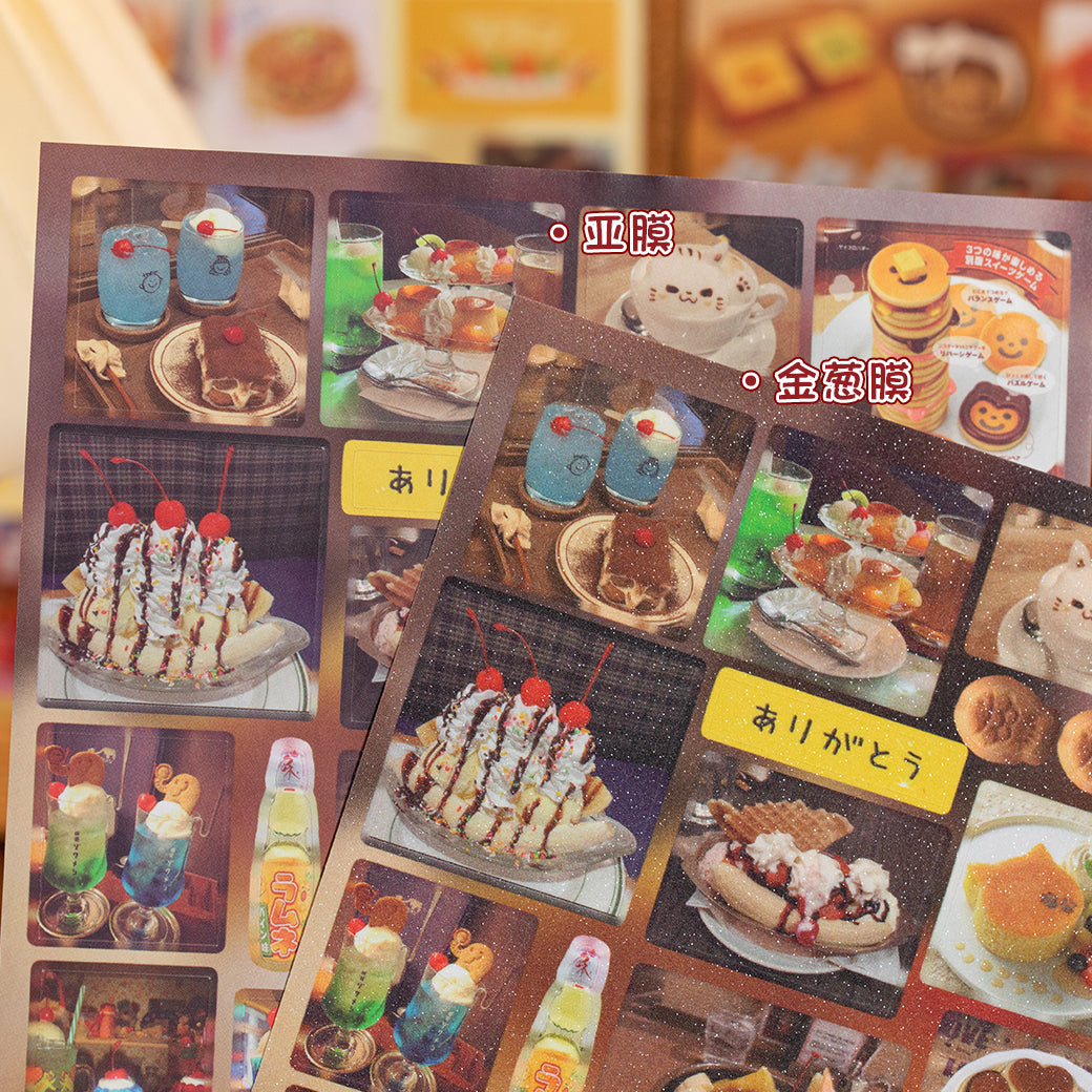 Dessert Theme Pre-cut Sticker Book