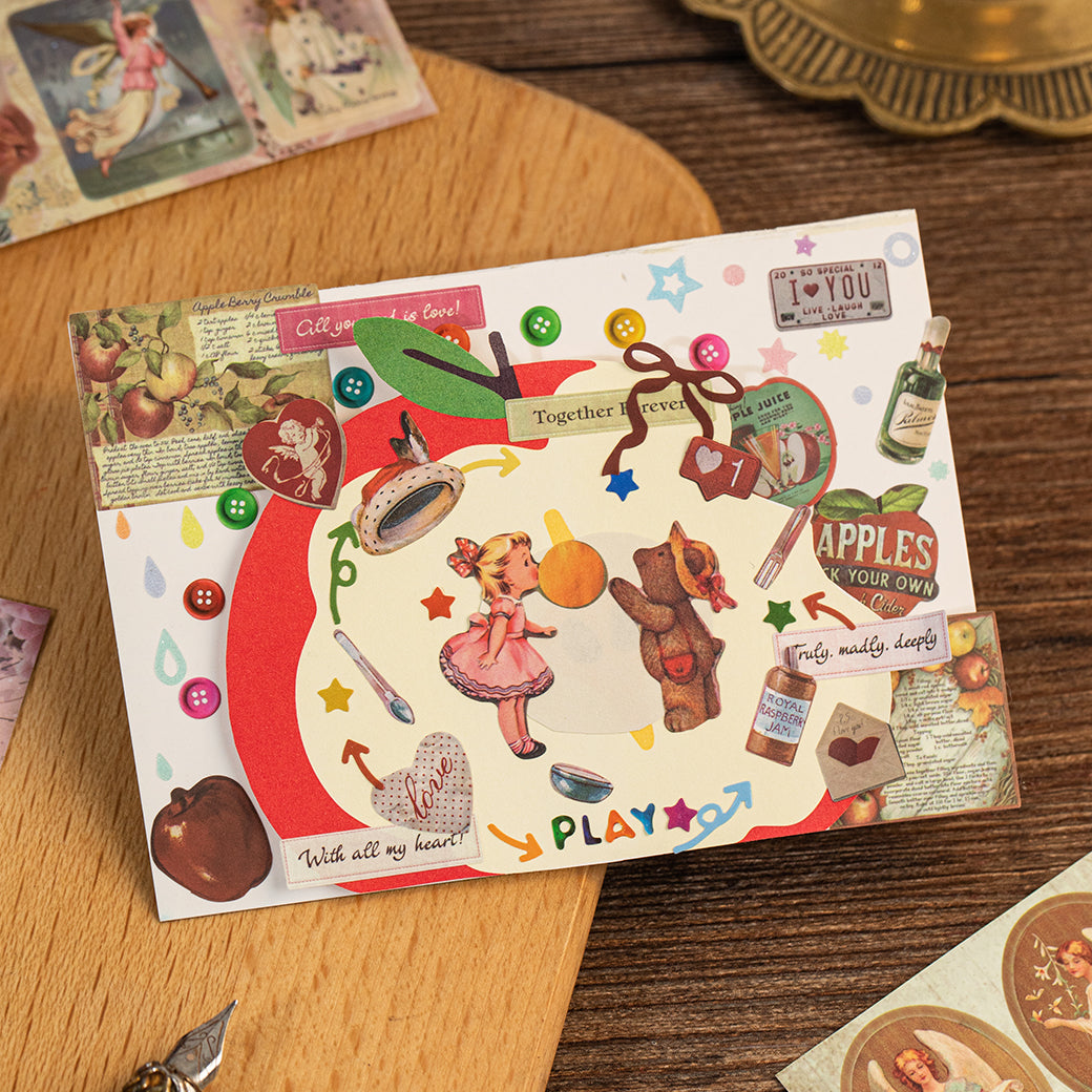 Retro Paradise Pre-cut Sticker Book