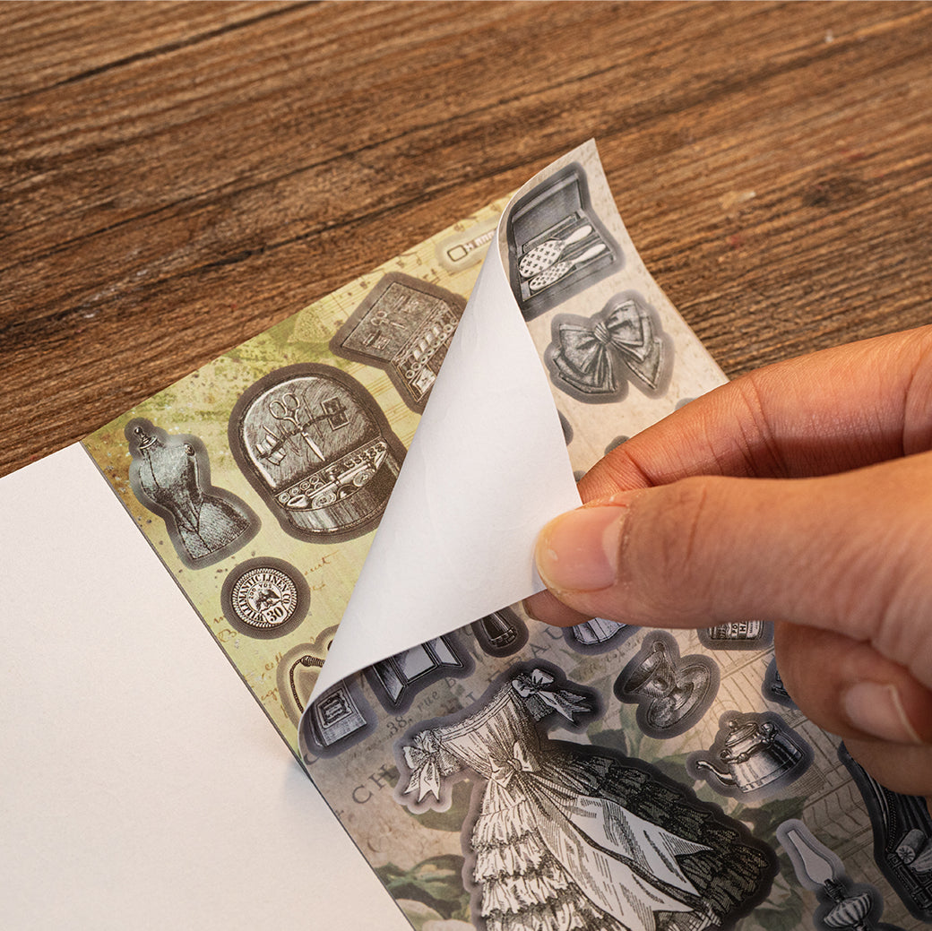 Retro Paradise Pre-cut Sticker Book