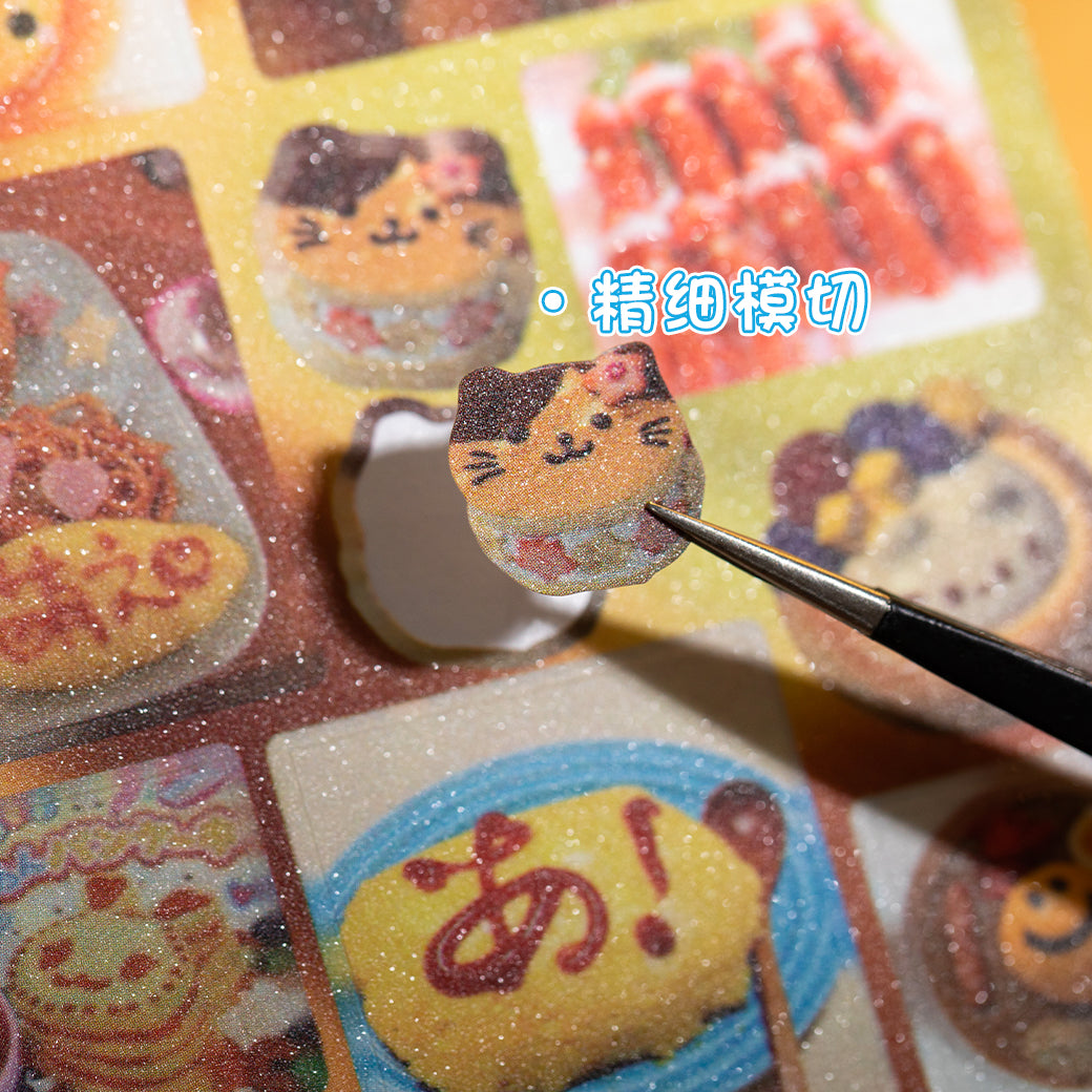 Dessert Theme Pre-cut Sticker Book