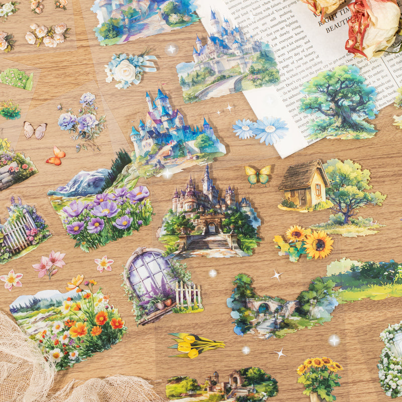 Spring Story Vintage Sticker Book