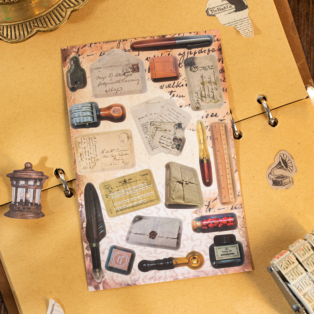 Retro Paradise Pre-cut Sticker Book