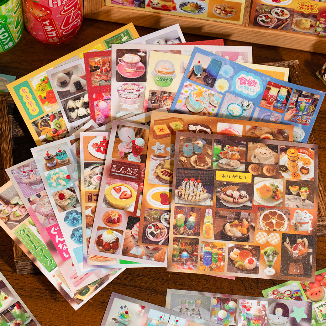 Dessert Theme Pre-cut Sticker Book