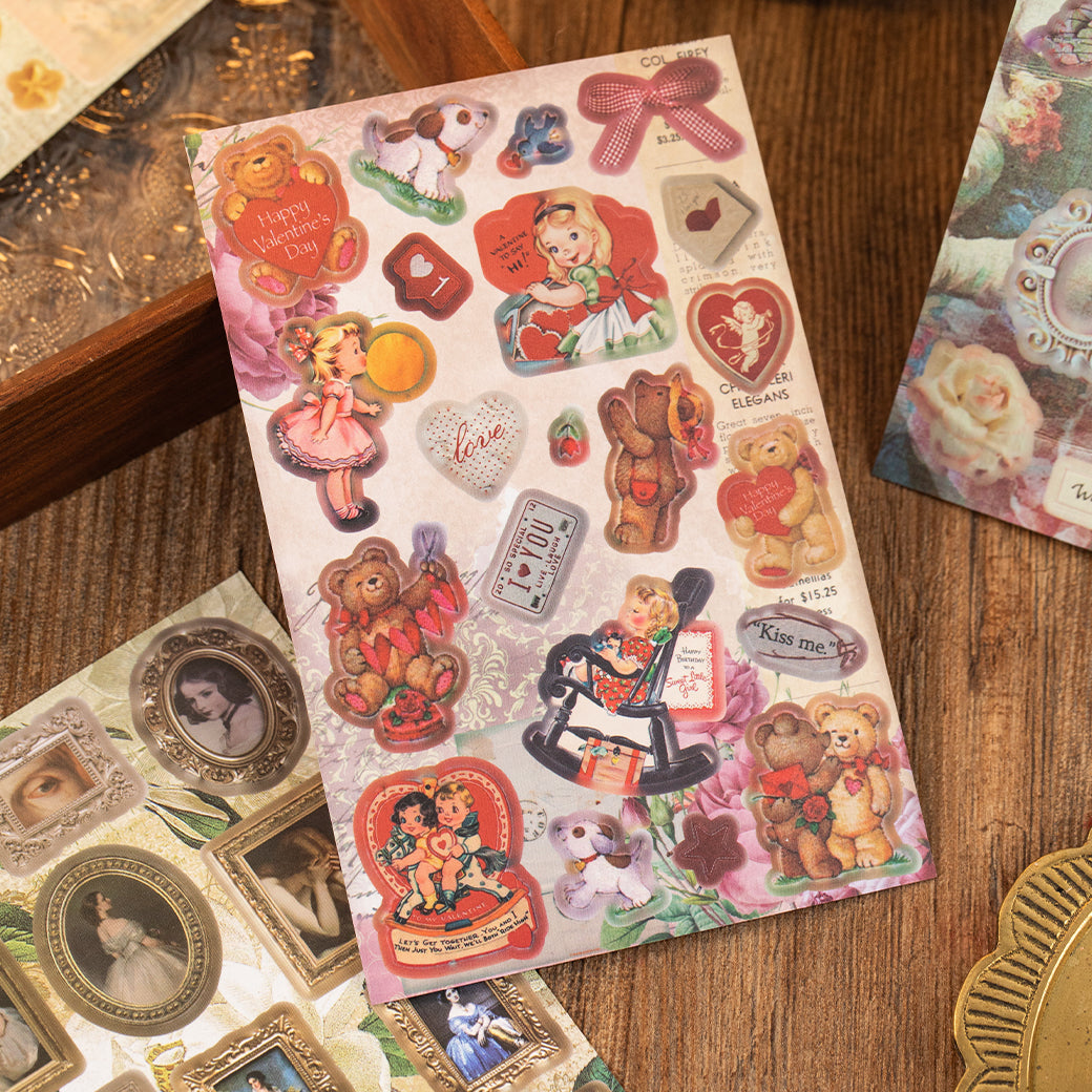 Retro Paradise Pre-cut Sticker Book