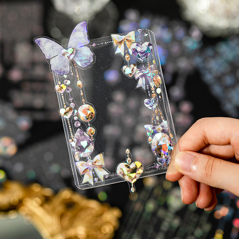 Diamond Pendant Shell Light PET Sticker