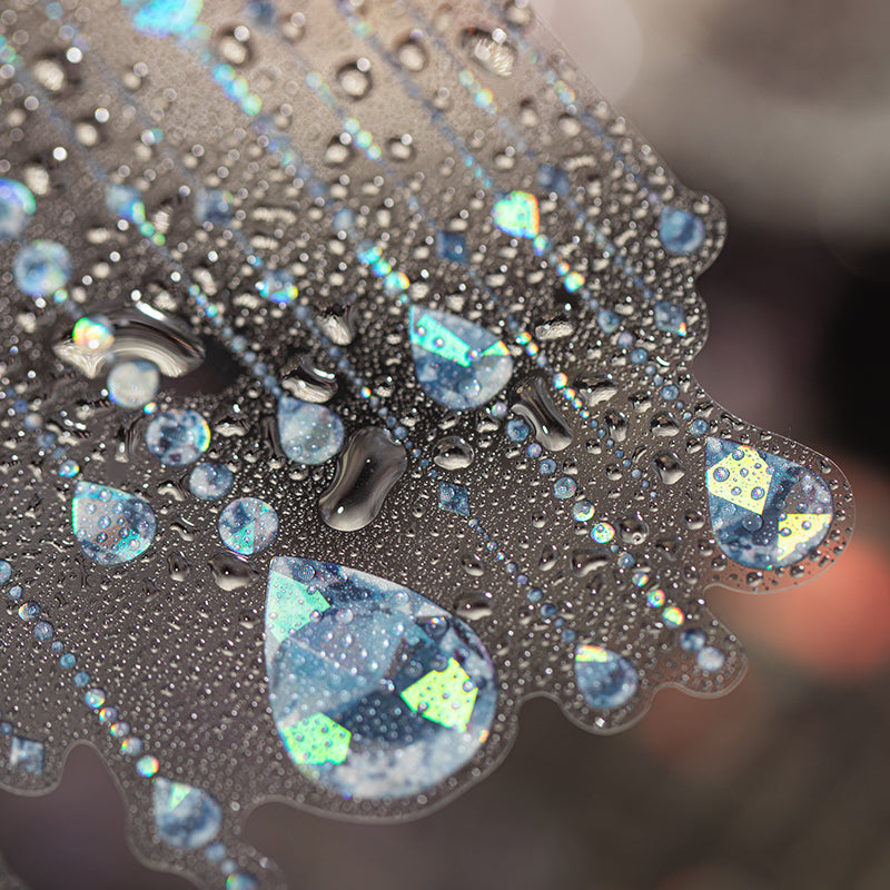 Diamond Pendant Shell Light PET Sticker