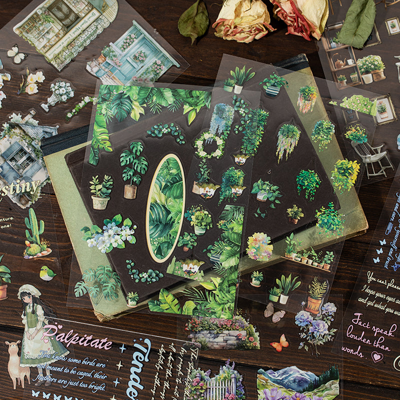 Spring Story Vintage Sticker Book