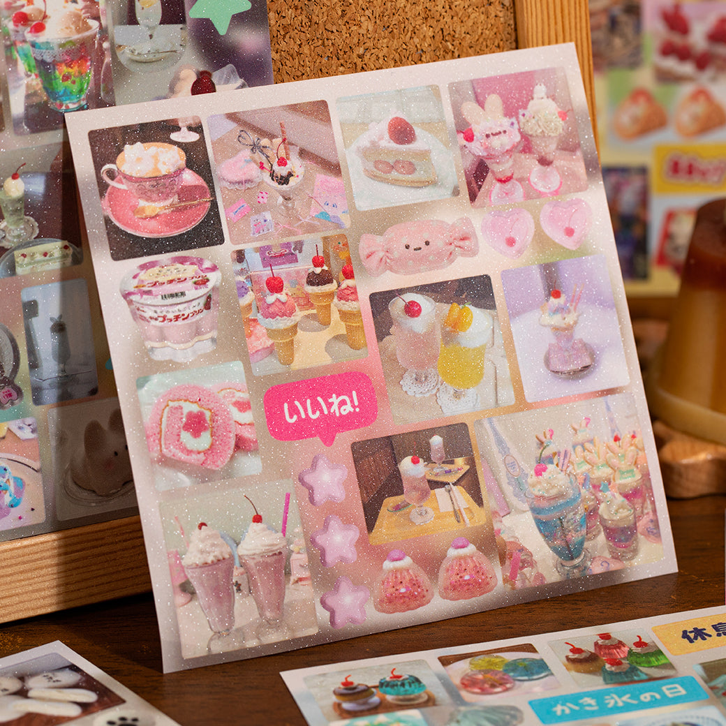 Dessert Theme Pre-cut Sticker Book