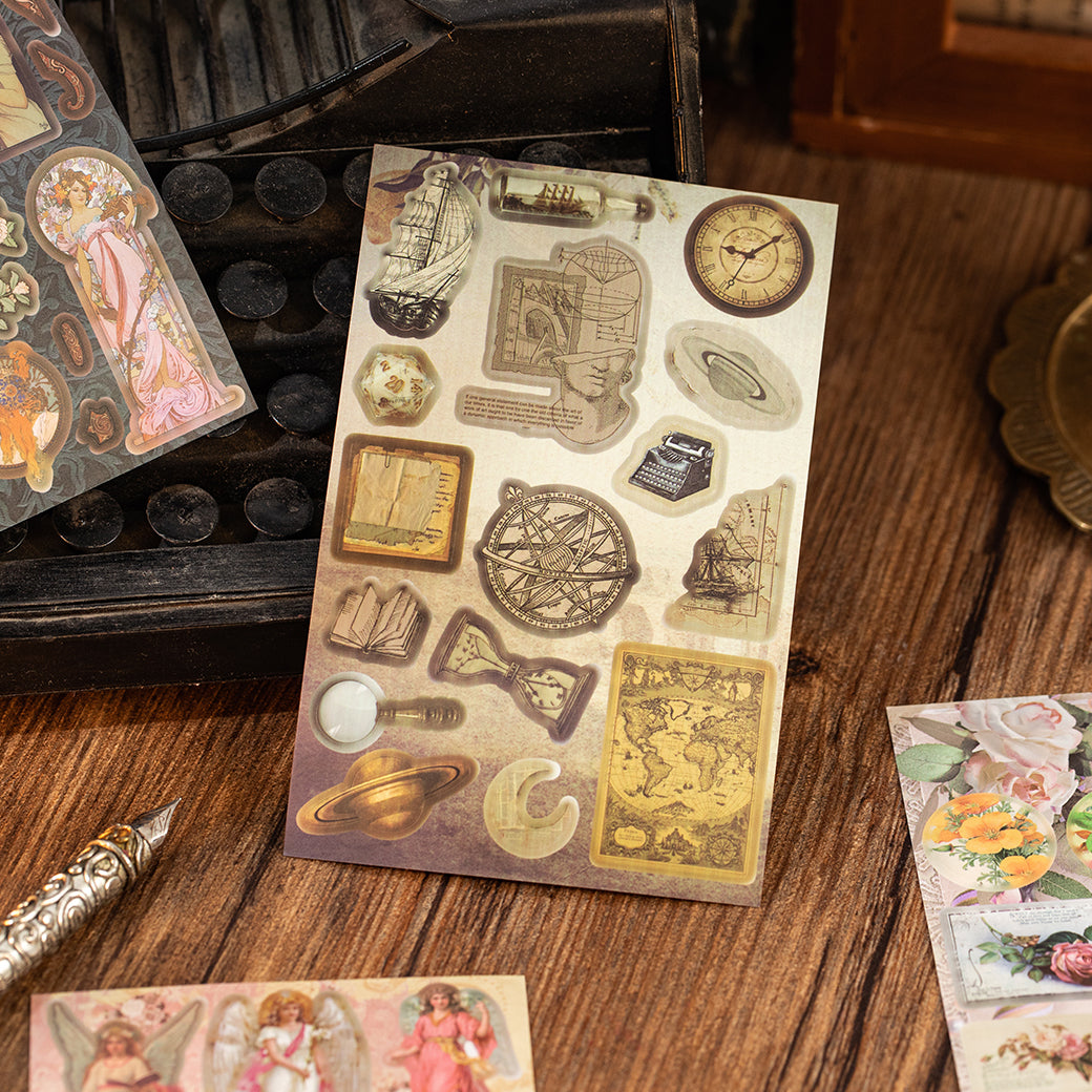 Retro Paradise Pre-cut Sticker Book