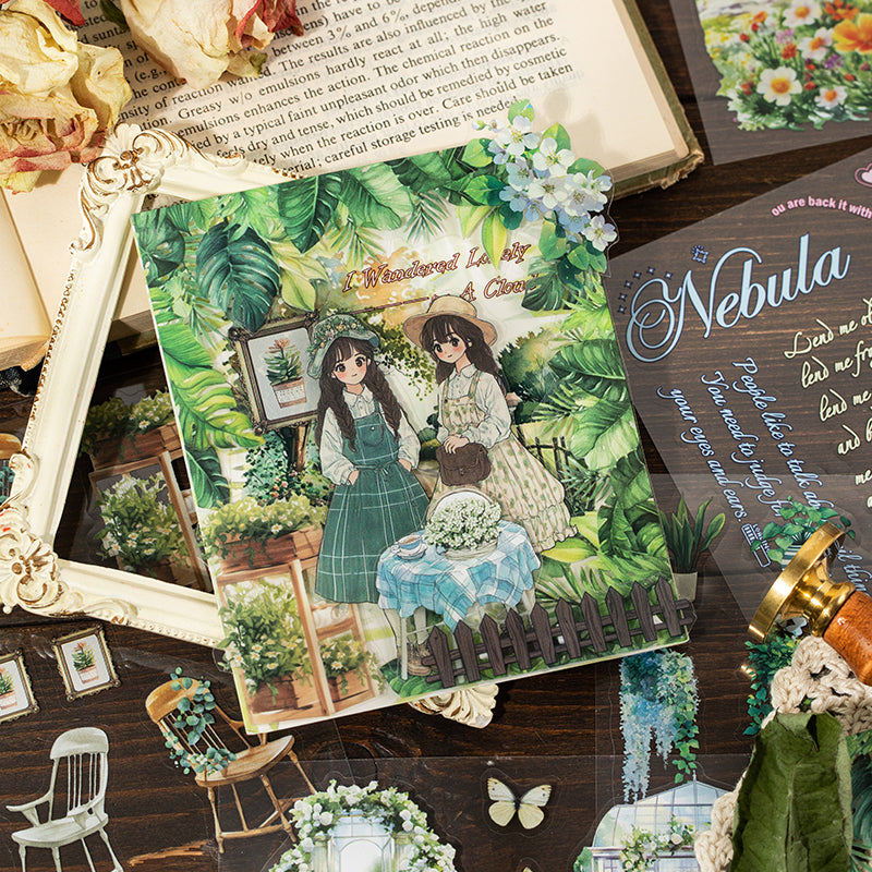 Spring Story Vintage Sticker Book