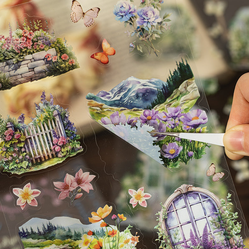 Spring Story Vintage Sticker Book