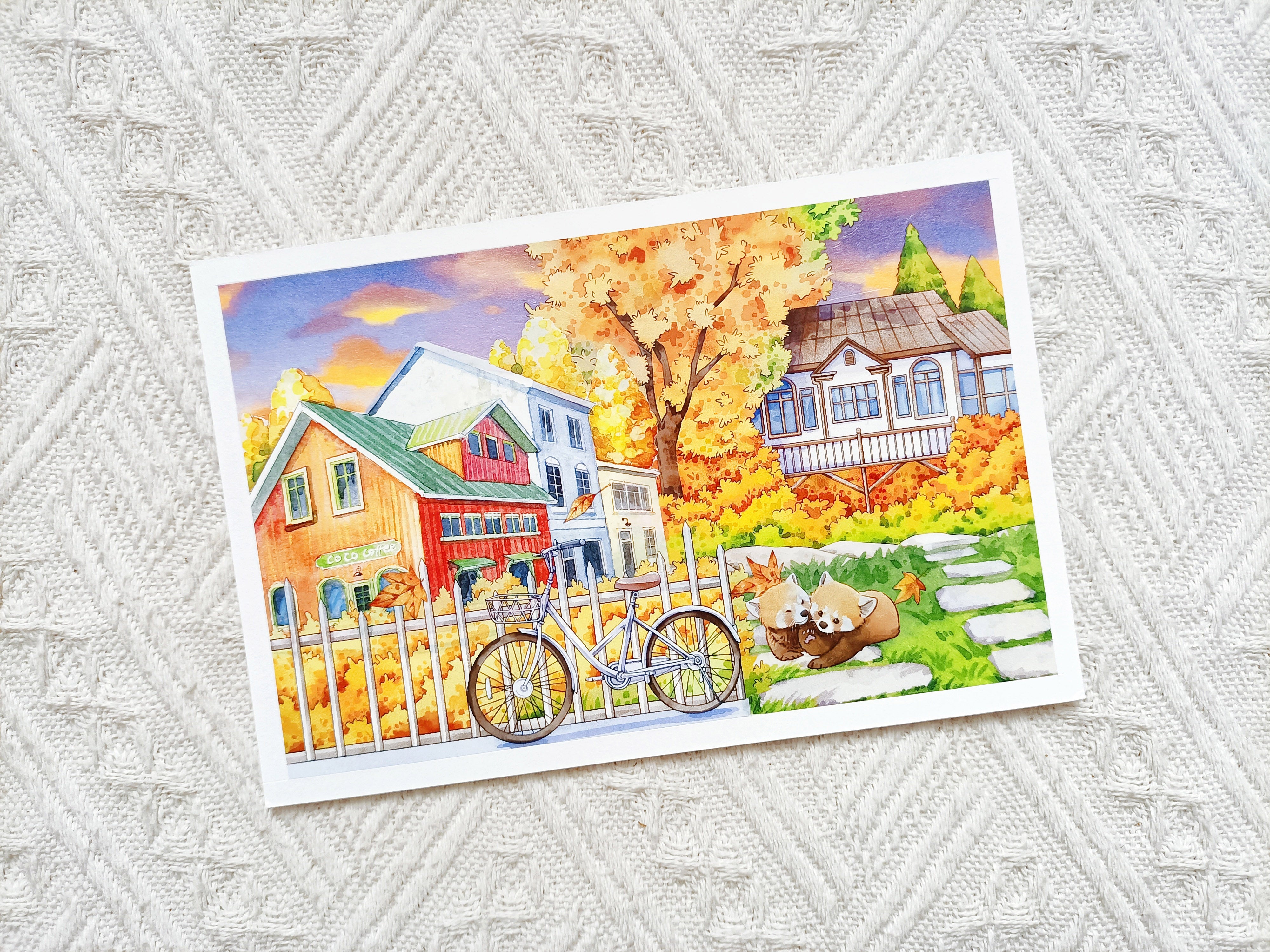 【BOBOYU】Golden Autumn Landscaping Tape