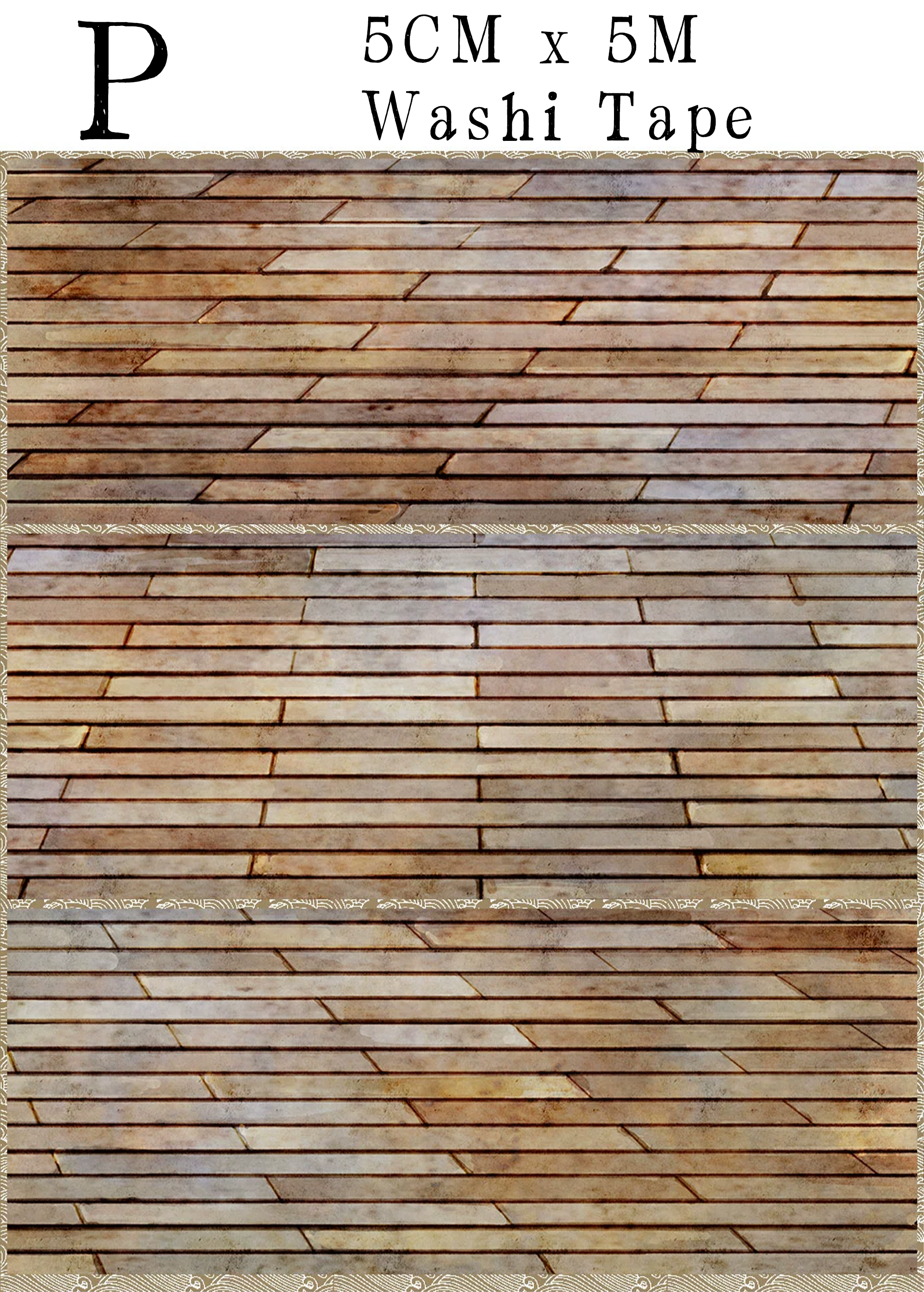 【ZERO】Roads/Walls/Floor/Steps Landscaping Tape (67 Styles) (Whole Roll Tape)