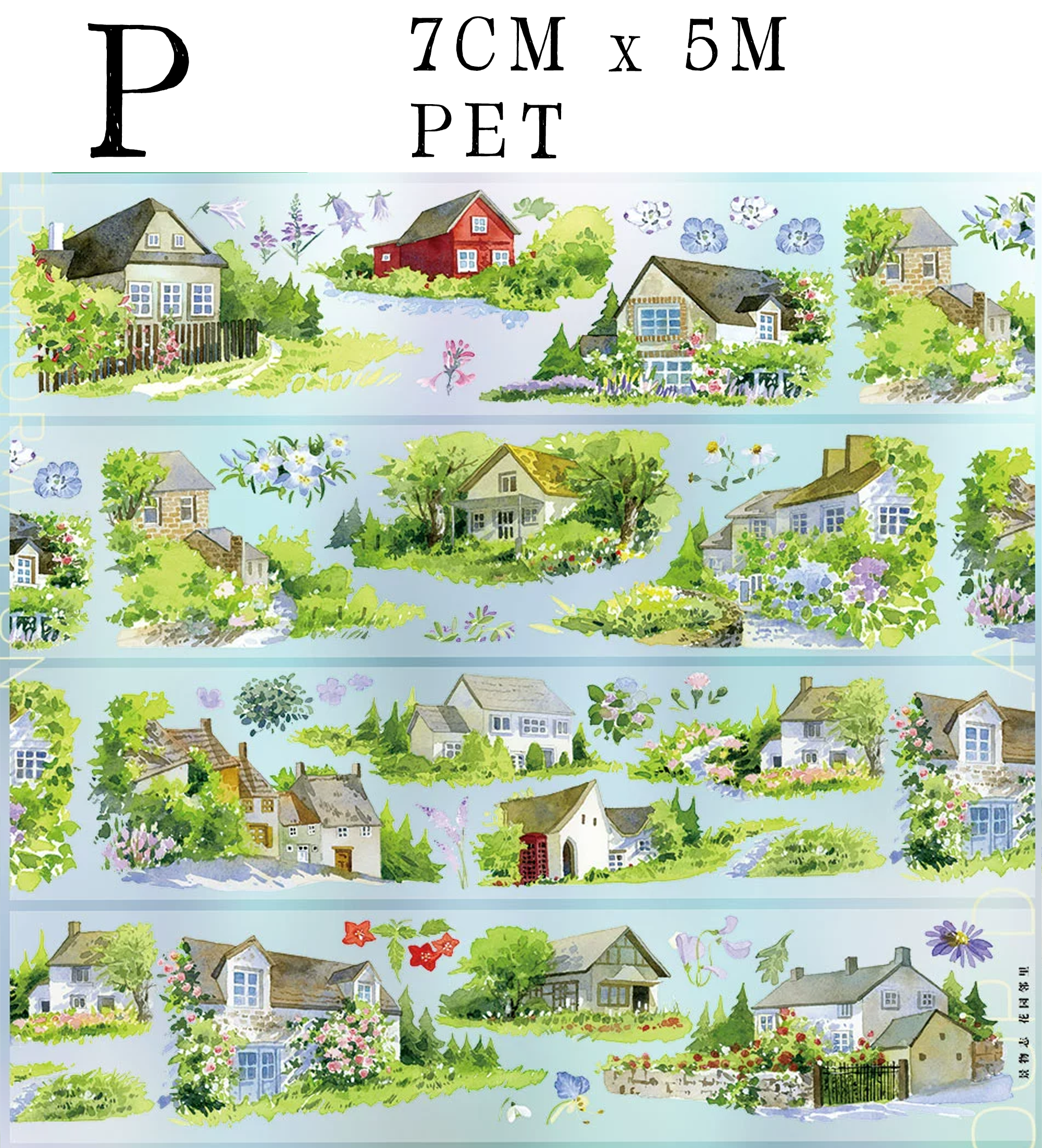 【ZERO】Forest Steppe Landscaping Tape(40 Styles)(Whole Roll Tape)